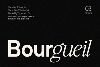 Bourgueil Font: Versatile Design & Creative Projects