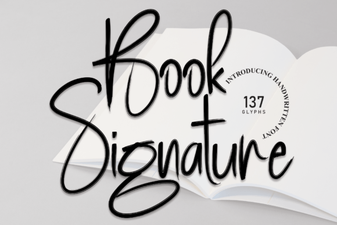 Designing with Distinctive Book Signature Fonts